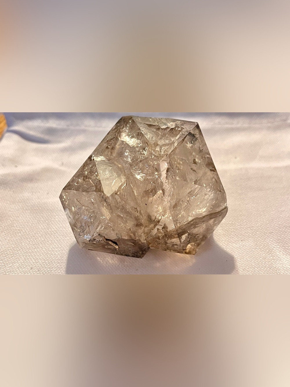 Large Herkimer Diamond Crystal Cluster